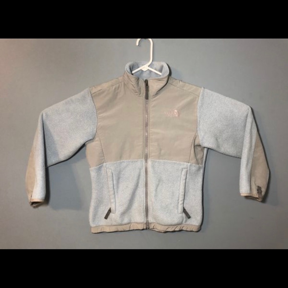 The North Face Girls Denali Jacket Light Blue sz M